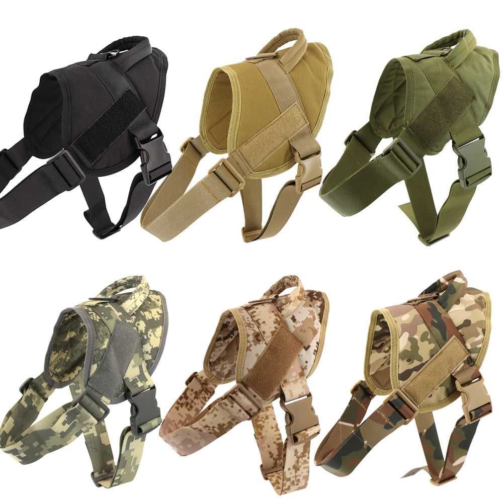 NO PULL Dog Harness and Leash Set for Small and Large Dogs - Durable K9 Training Vest with Handle and Adjustable Straps