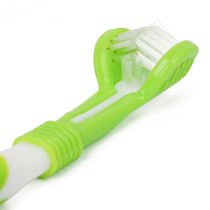 Pet Dental Care Made Easy: 3 Head Dog Toothbrush for Effective Oral Cleaning