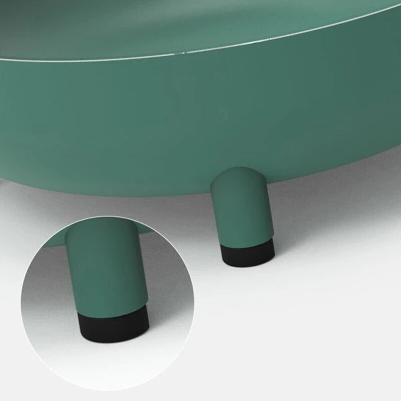 Anti-Tip Dog & Cat Bowl with High Foot and Neck Protector for Safe and Easy Feeding