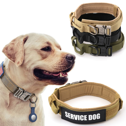 Train Your Dog Like a Pro with Our Adjustable Tactical Pet Training Collar and Leash Set